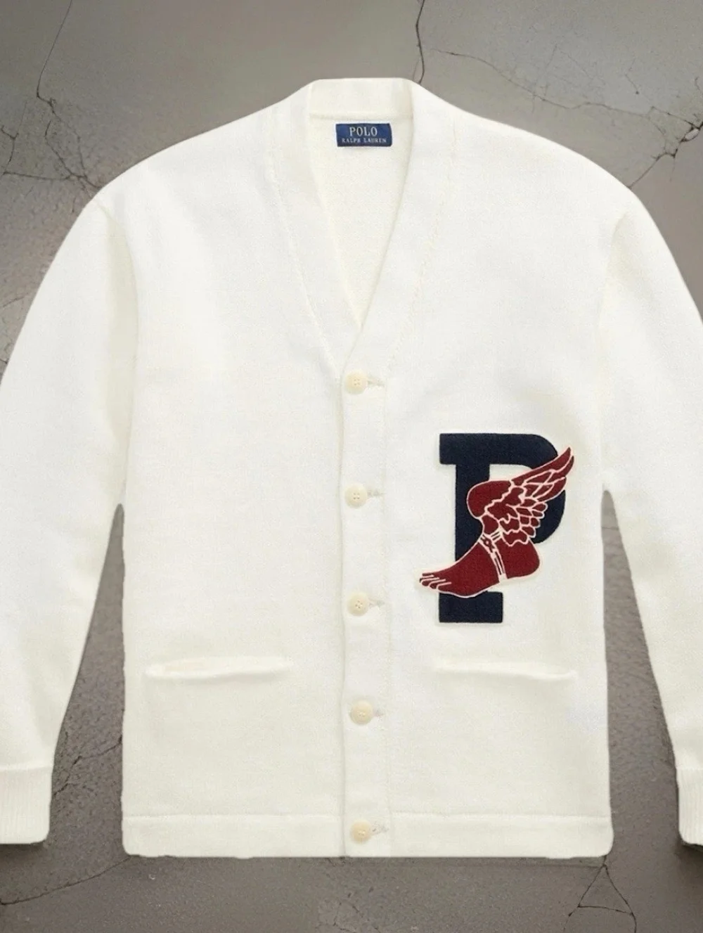Polo Ralph Lauren Sweater Mens Small P-Wing Cotton Knit Knitted Cardigan‎ NWT